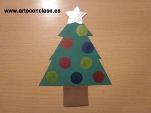 Árbol de Navidad de Arte con clase para Navidad