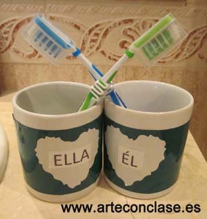 tazas para arte con clase