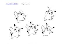 Añadir lo que falta. Pokémon: Pikachu aprender jugando Arte con clase manualidades tanto en casa como en clase