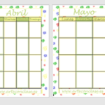 Spring Monthly Planner